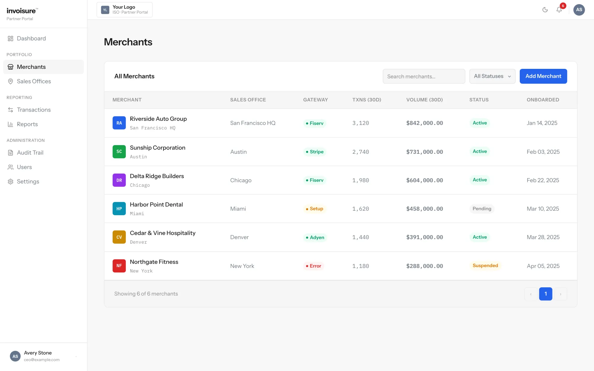 Invoisure — Manage your portfolio